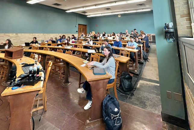 students in a classroom